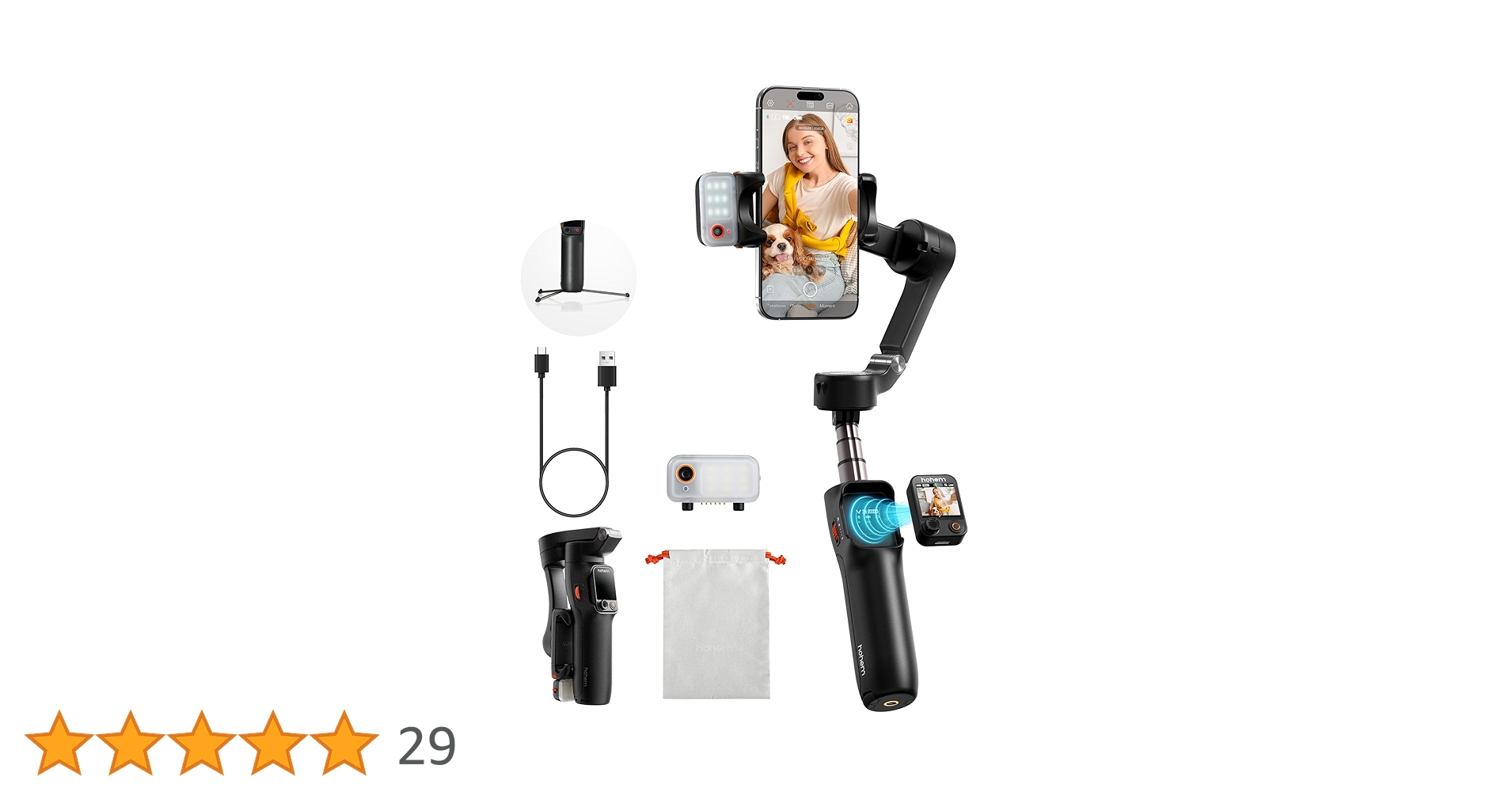 新品未使用　hohem V3 Ultra ジンバルスタビライザー Amazon.co.jp: hohem V3 Ultra ジンバルスタビライザー 3軸